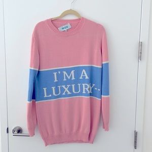 Walk of Shame “I’m a Luxury” Sweater Jumper